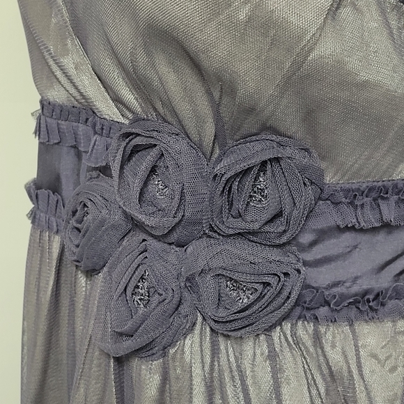 Anthropologie Moulinette Soeurs Rosette Tulle Dress Size 4 - Picture 5 of 16